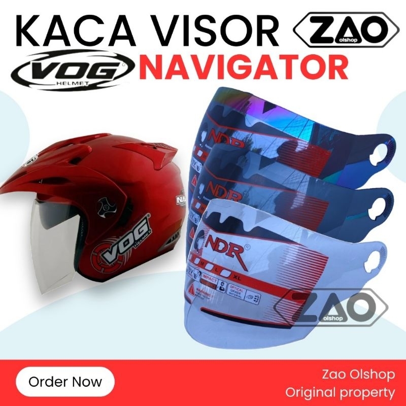 Kaca Helm GM Imprezza Visor Helmet VOG Navigator NHK AVIATOR