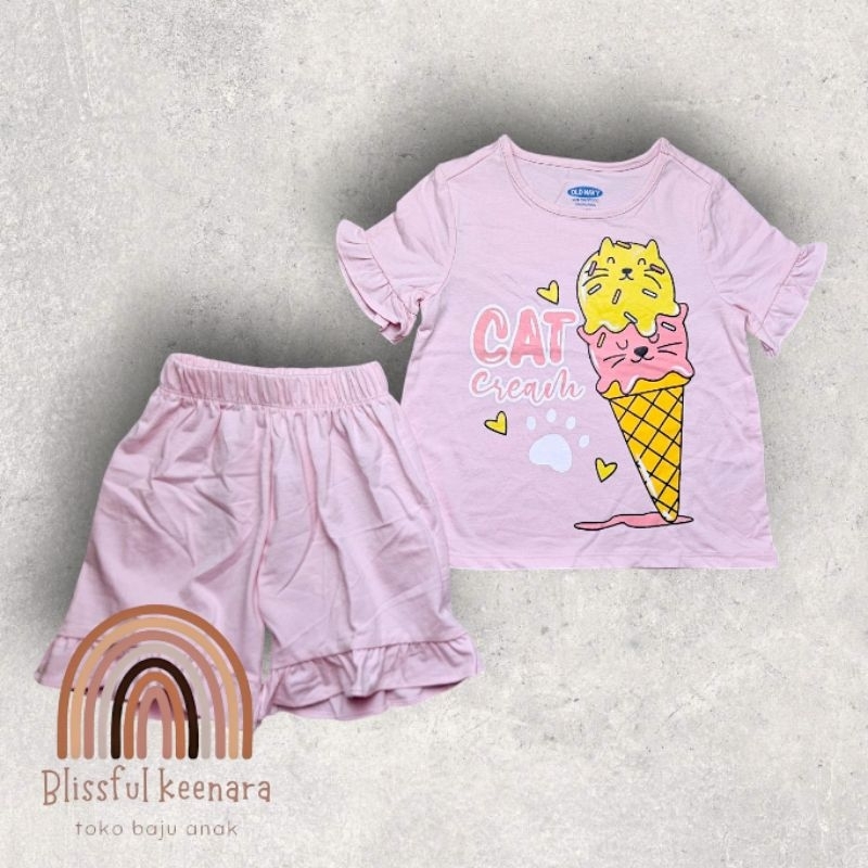 setelan Ruffle Old Navy