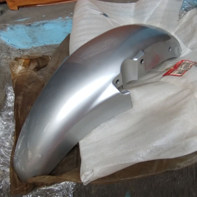spakbor depan honda tiger kcj tilas 2000 original silver