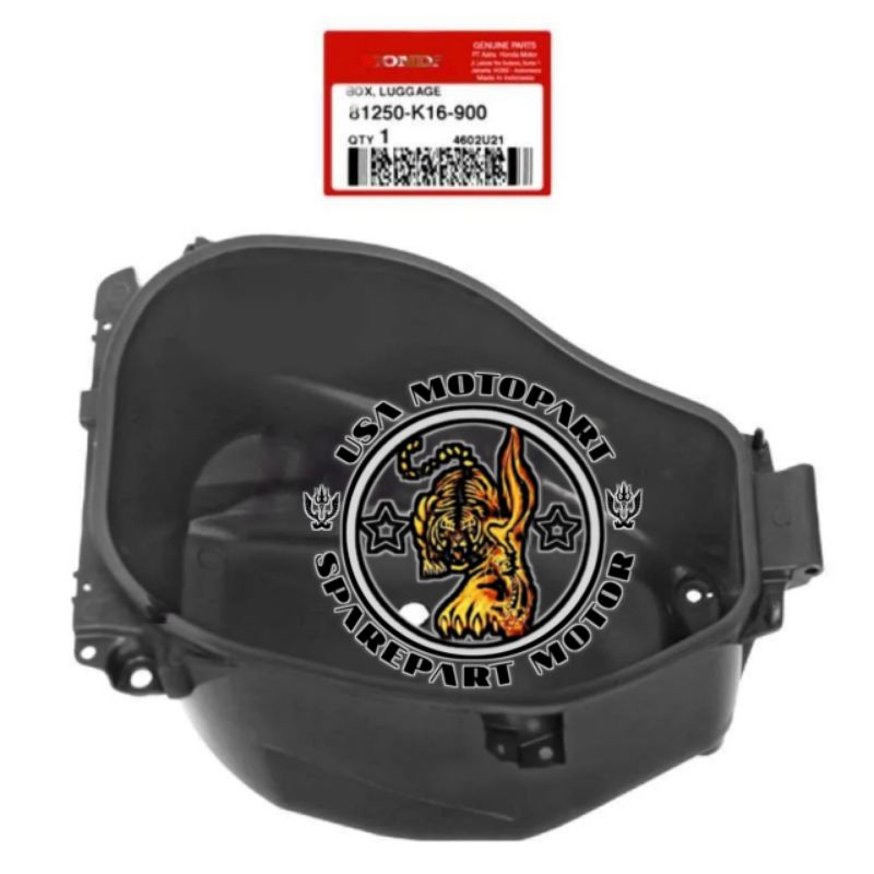 81250-K16-900 Box Luggage Box Bagasi Bawah Jok Honda Scoopy Fi 2012 2023 2014 2015 2016 Original