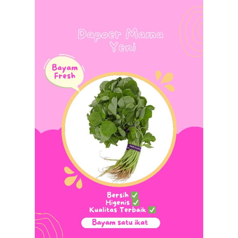 

Bayam 1 ikat fresh
