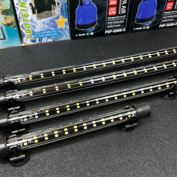 Grosir Irit  LAMPU CELUP AQUARIUM 2line 2baris mata led 25cm