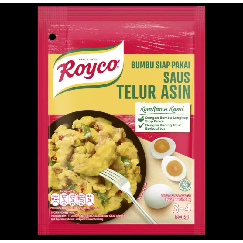 

Royco Bumbu Ayam Saus Telur Asin 22g