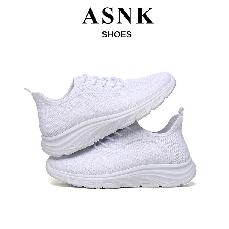 Paling Diminati GROSIRCOD SEVENDAY SEPATU RAJUT TALI WANITA OLAHRAGA CASUAL SHOES A6618 PUTIH