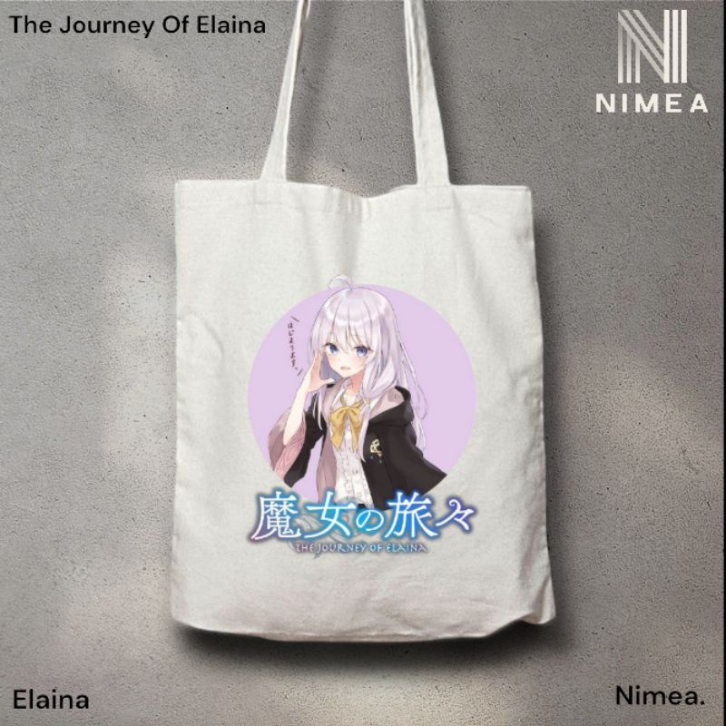 Totebag Anime Elaina The Journey Of Elaina - Nimea Distro