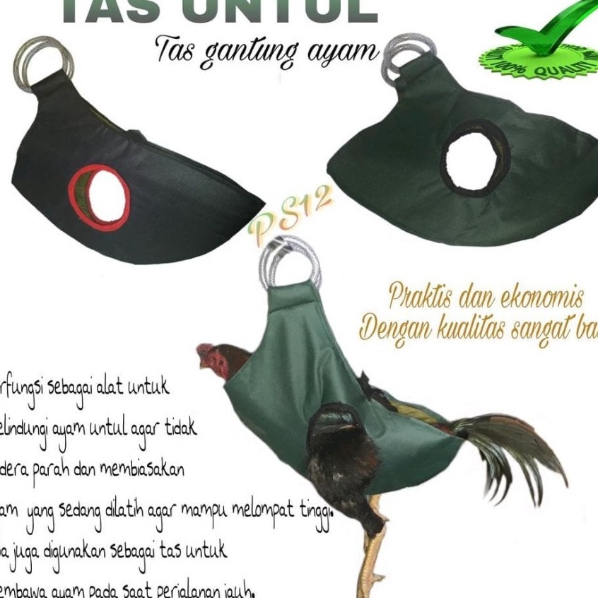 Ready Istimewa  TAS UNTUL atau tas gantungan ayam tas untul latihan ayam