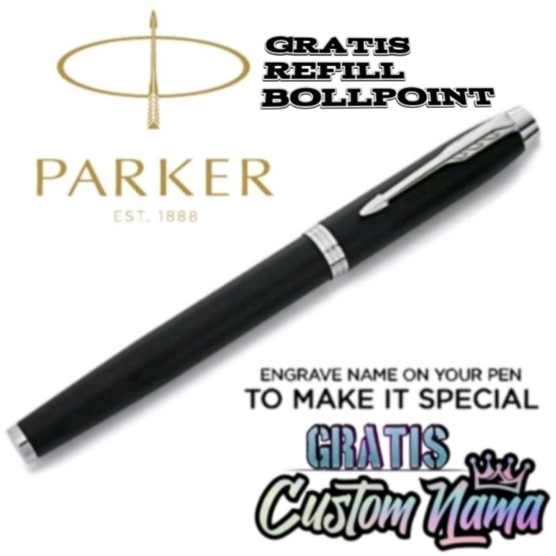 

Bollpoint Mewah Parker Stainles Clip Gratis Grafir Nama Dan Box Exlusive