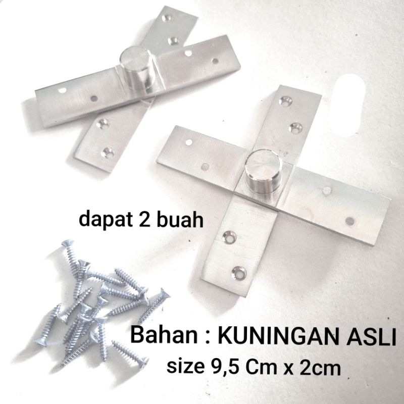 Engsel Pivot BESAR Jendela Putar - Engsel Jendela Besar  Pivot KUNINGAN ASLI