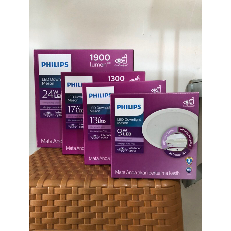 PHILIPS Meson Downlight Bulat G2 Recessed 9w 13w 17w 24w Putih