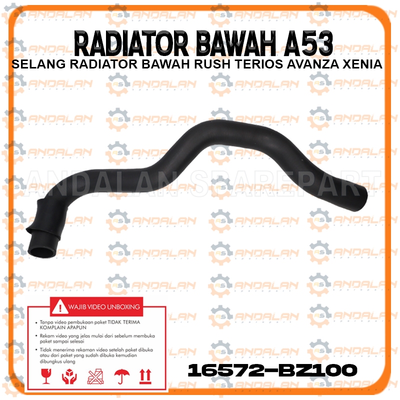 SELANG RADIATOR BAWAH RUSH TERIOS AVANZA XENIA - 16572-BZ100