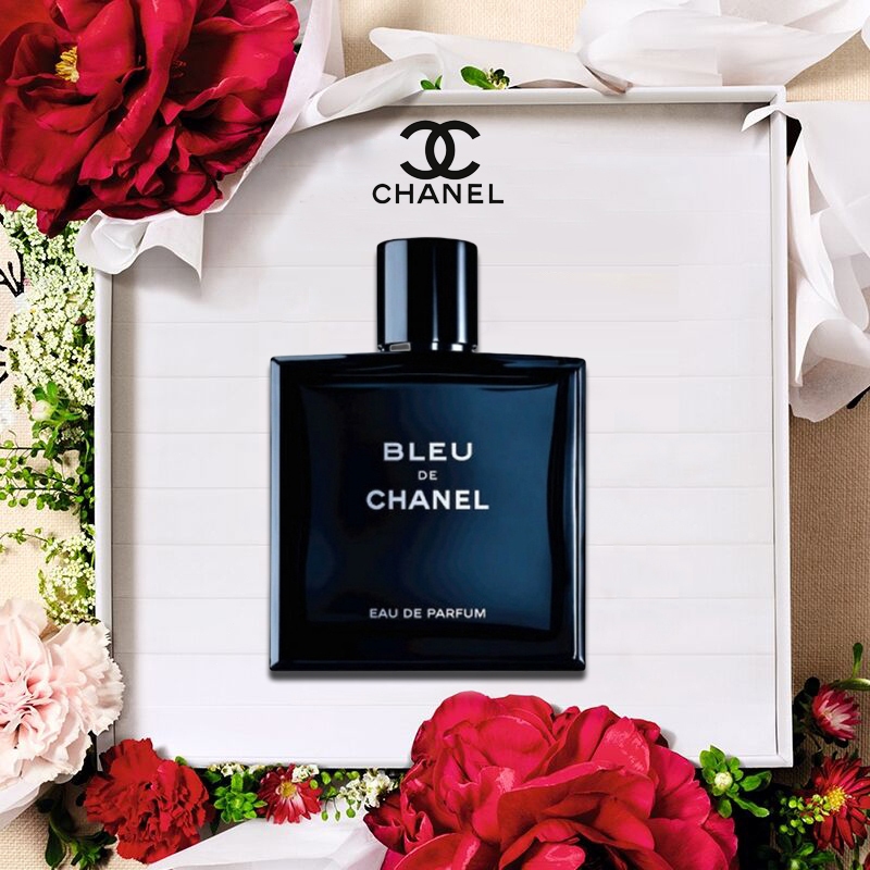 【100% Original】Chanel Bleu De EDT Parfum Pair MAN Eau de Toilette Spray 100ml/parfum bleu de chanel