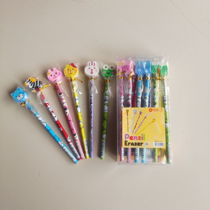 

Pensil Penghapus Eraser Pencil VIS-1 P-113 ( Pak ) [ Original ]