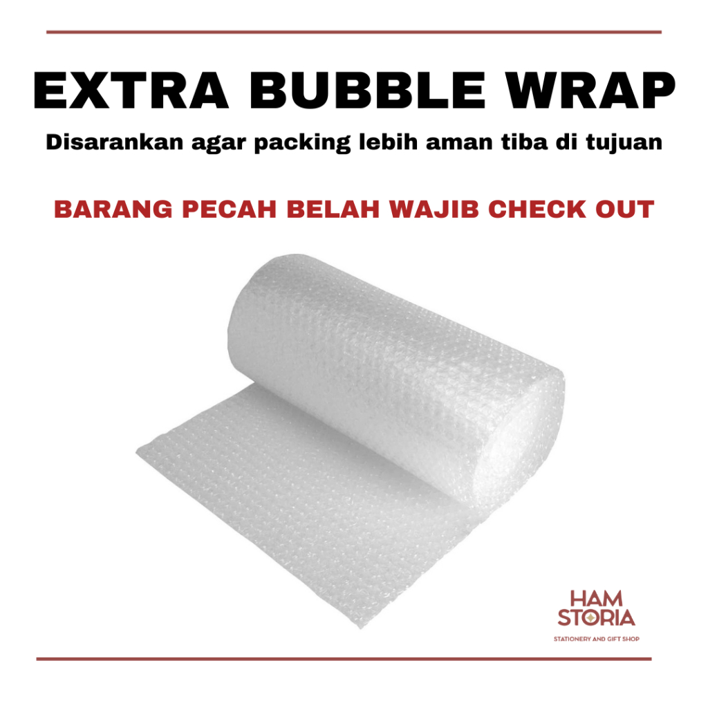 

EXTRA BUBBLE WRAP & KARDUS UNTUK PACKING