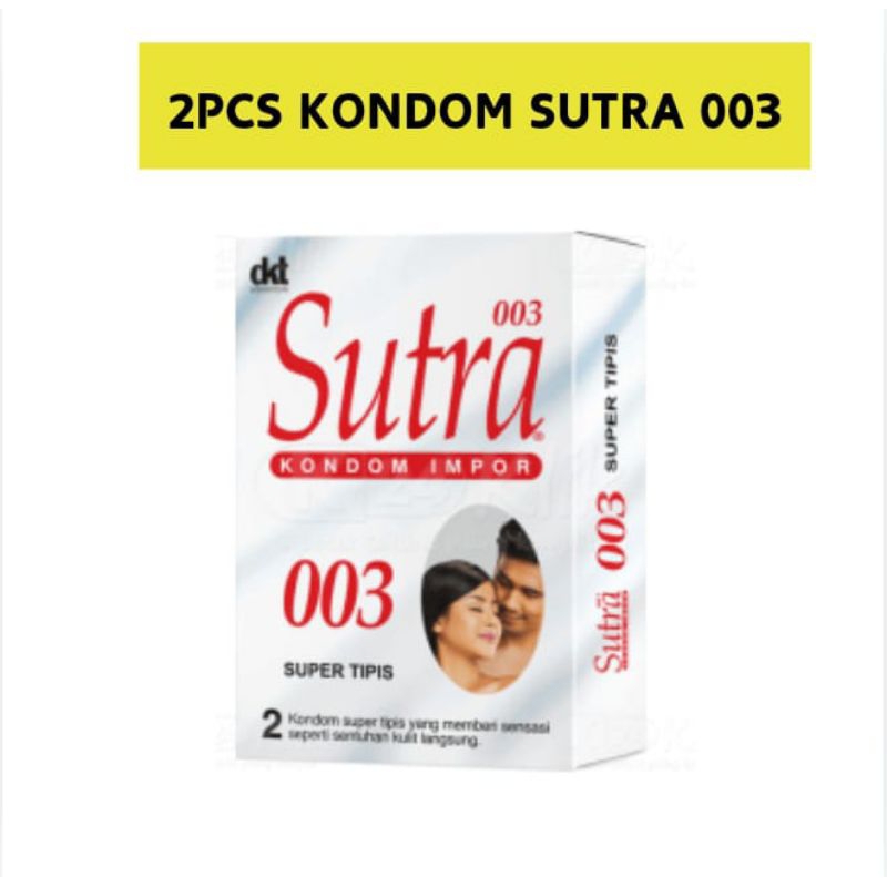 Kondom Super Tipis Sutra 003 Isi 2