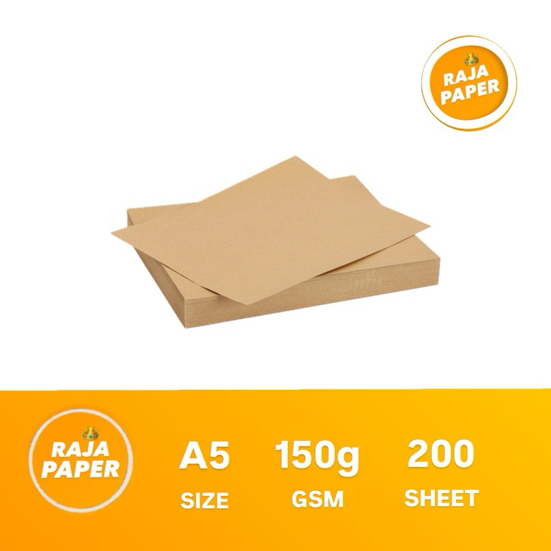 

Kertas Samson 150 Gsm A5 200 Lembar . ( 148 Mm x 210 Mm ) / ( 14.8 Cm x 21 Cm ) , 150 Gr / 150 Gram , Kertas Kraft Liner , Kertas Bungkus , Kertas Packing , Brown Kraft , Kertas Coklat , Brown Paper , Kraft Paper , Pembungkus Kertas , Kertas Packaging .