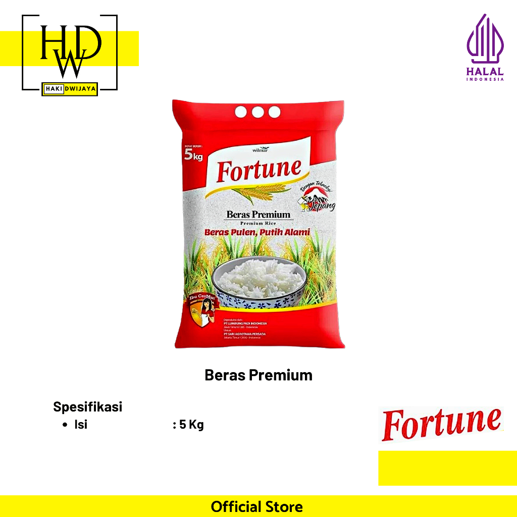 

[5 Kg] Fortune Beras Premium