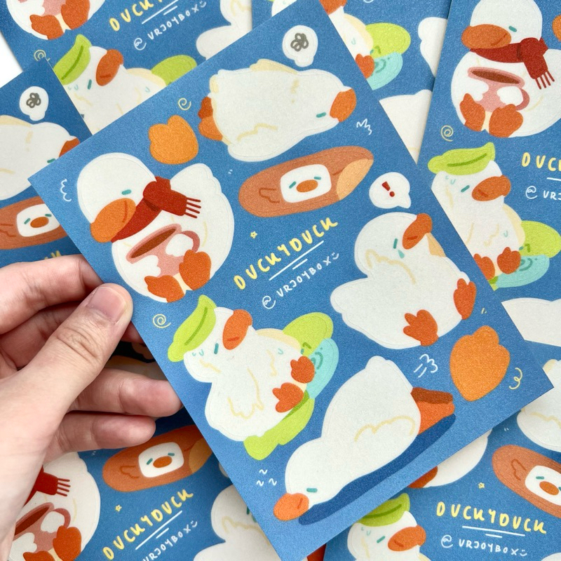 

Ducky Duck Sticker Sheet | diary & journal | urjoybox