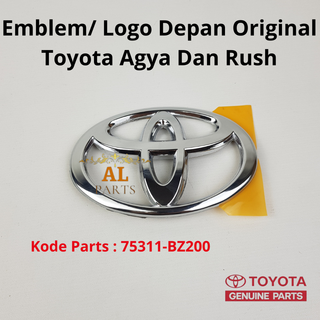 Toyota Emblem Logo Depan Orinal Toyota Agya Dan Rush/ Emblem Logo Depan Grill Grille Radiator Toyota