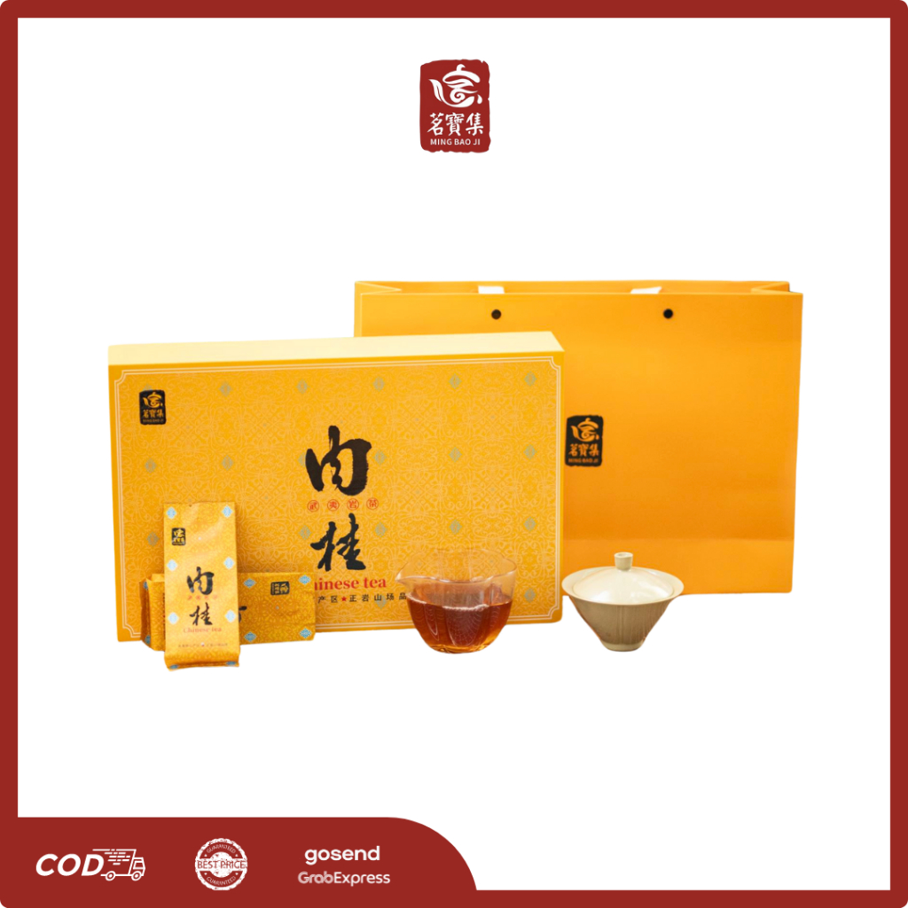 

MING BAO JI Chinese Tea C2012 Isi 30 Sachet Teh Rou Gui Daun Teh Aroma Buah Harum Teh China Alami