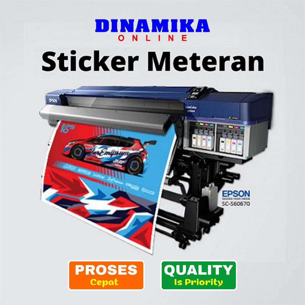 

Cetak Sticker / Stiker Meteran Vinyl Tahan Air