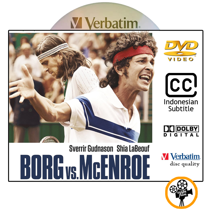 kaset DVD film barat Borg vs. McEnroe (2017)