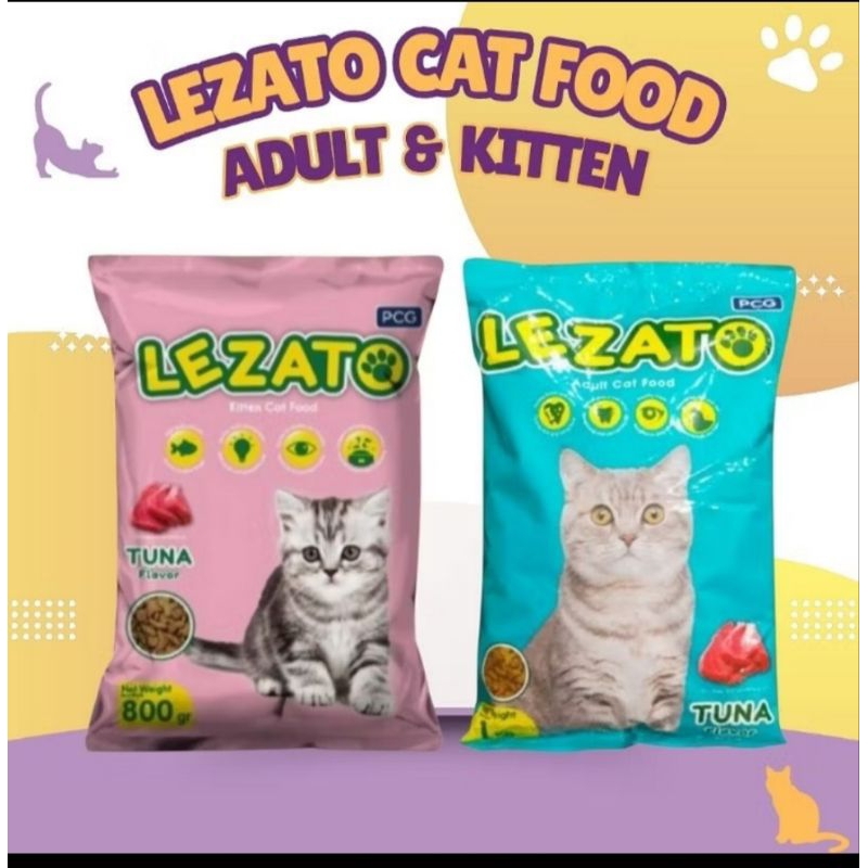 makanan kucing lezato kitten/lezato adult