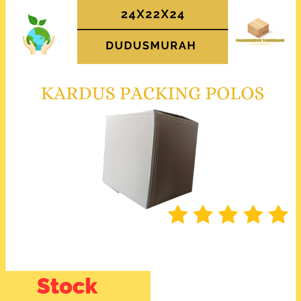 

Kardus Packing Kardus Polos 24x22x24cm- Karton (10pcs) Box Packing Dus Packaging Polos Murah/Kardus Kemeja/Kardus Baju/Kardus Aksesoris/Kardus Barang
