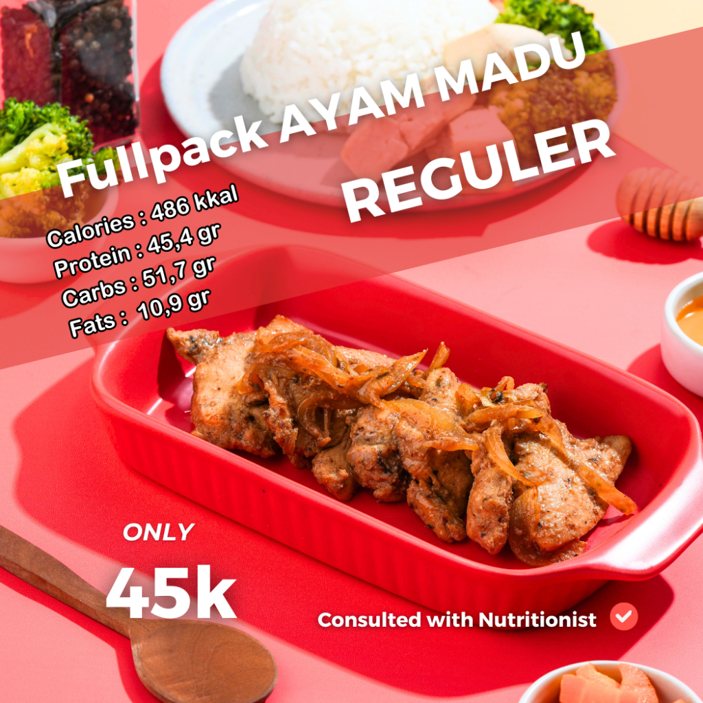 

Ayam Madu Easyfit Mealprep sehat tinggi protein