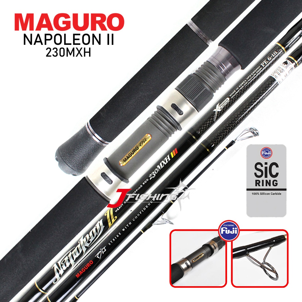Joran Popping MAGURO NAPOLEON II 230MXH I PE 6-10 I Popping Rod | Fuji