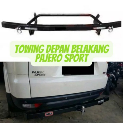 PAKET Tanduk + Towing Mobil Pajero