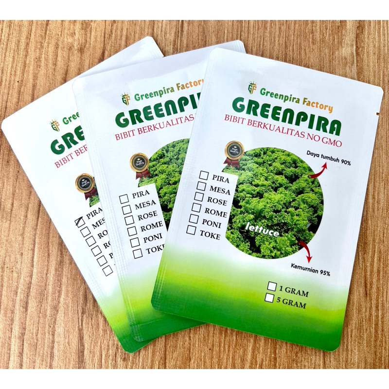 [BELI 3 BONUS 1 ] BIBIT SELADA ROSE 1 Gram BENIH IMPORT PREMIUM UNGGUL DI BOBOTNYA/ BENIH GREENPIRA 