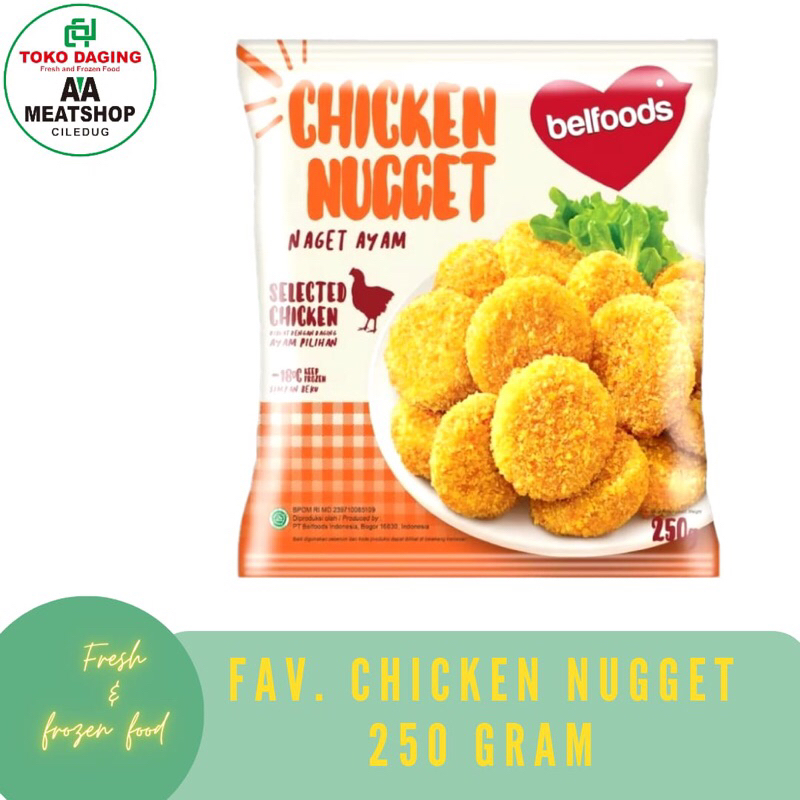 

Belfoods Chicken Nugget 250gr