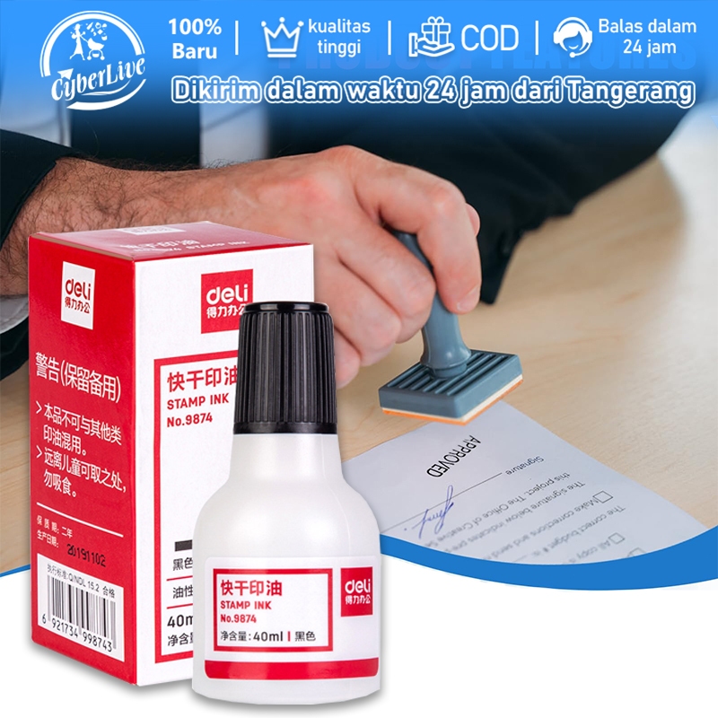 

40ml Tinta Stempel Permanen | Nobu Ink | Tinta Isi Ulang Stempel | Ink Stempel | Tinta Nobu Permanen