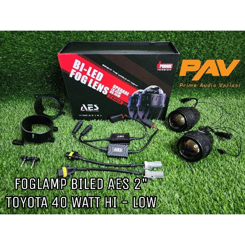 Foglamp Biled Proji AES 2 inch, Braket Toyota