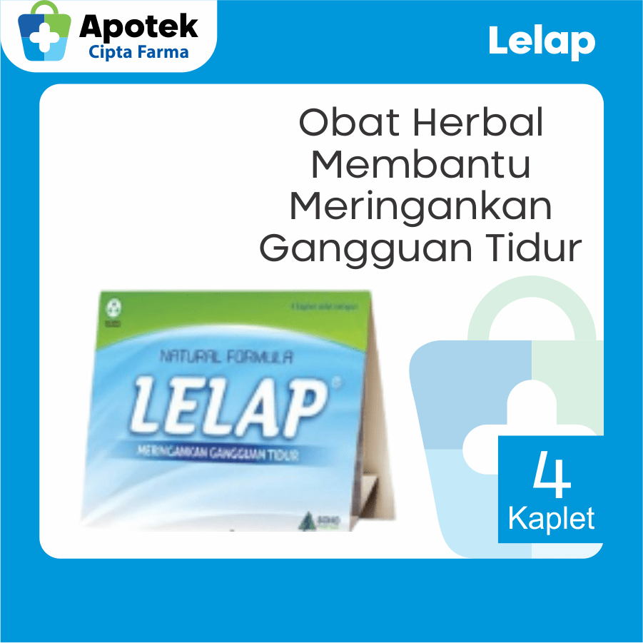 Lelap Tablet Obat Lelap Obat Herbal Insomnia Obat Insomnia Obat Bius Tidur Obat Tidur Obat Susah Tid