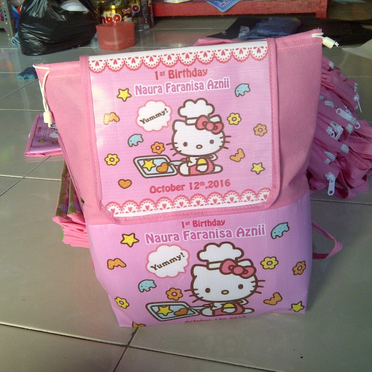 

tas ransel/tas gemblok punggung anak/tas souvenir ultah/tas ultah ransel/goodiebag ultah ransel