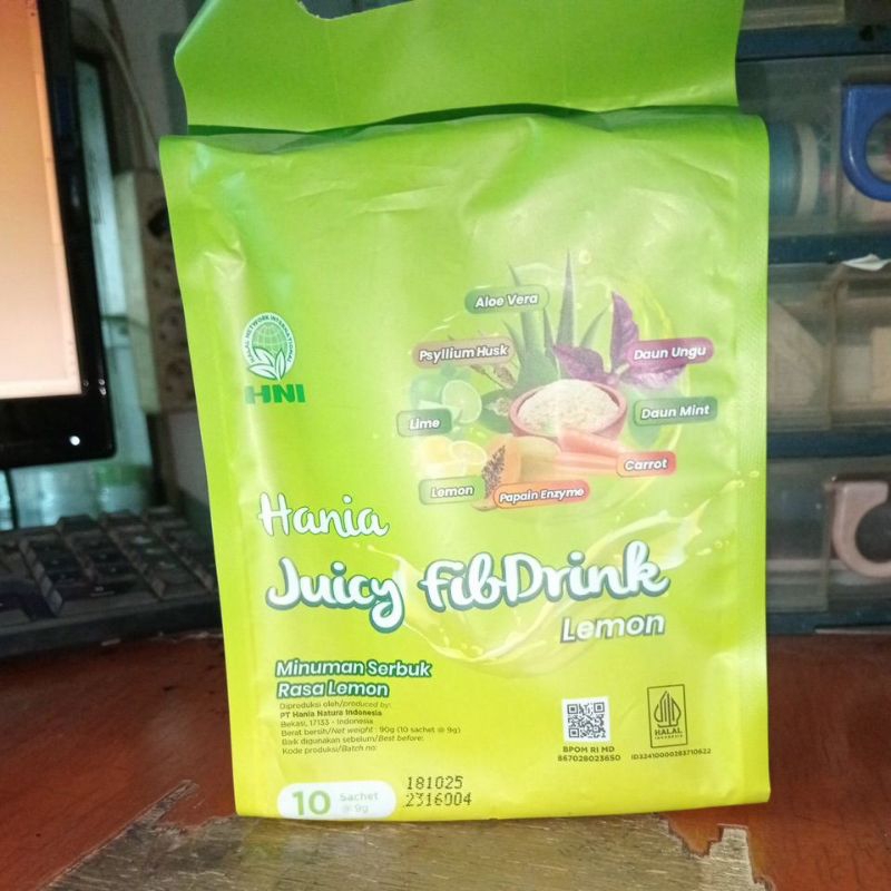 

hania juicy fibdrink lemon