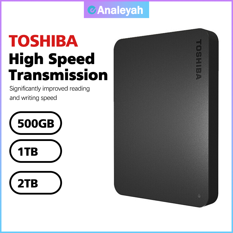 Mobile Hard Drive Hardisk Eksternal Toshiba 2TB 1TB 500GB HDD USB 3.0 Portable External Hard Drive/H