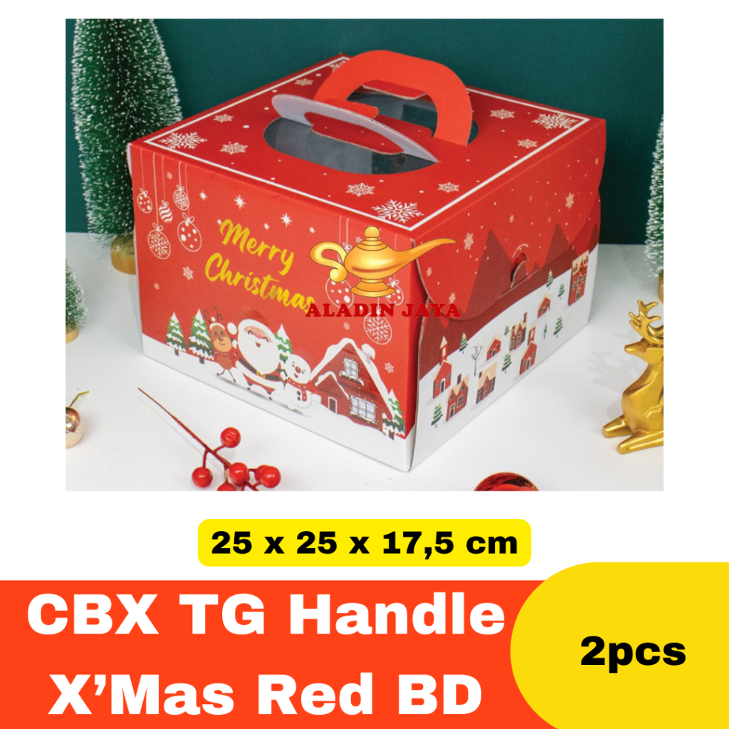 

Box Natal | CBX TG Handle X'Mas Red BD 25x25x17,5cm | 2pcs