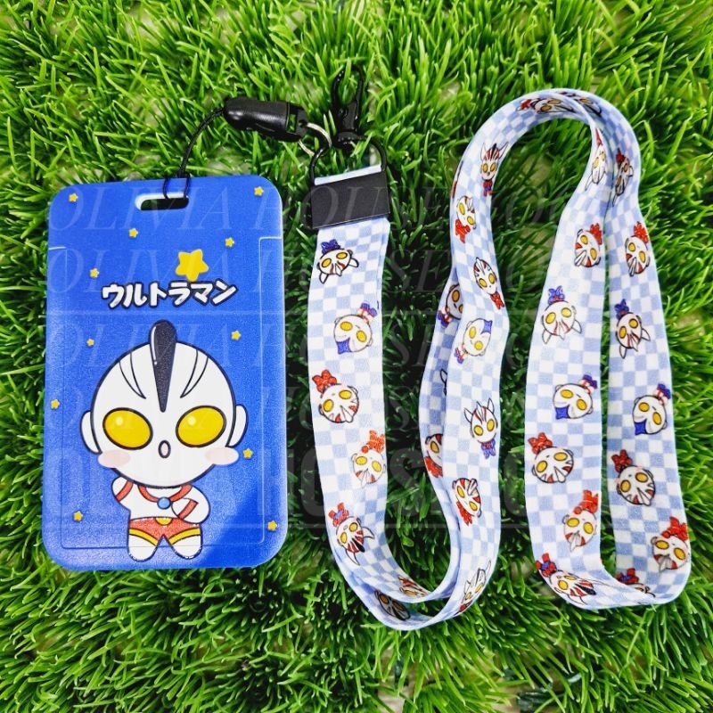 

ID Card Holder Ultraman Tali Lanyard Card Holder Ultraman Name Tag Ultraman Tali Pengait