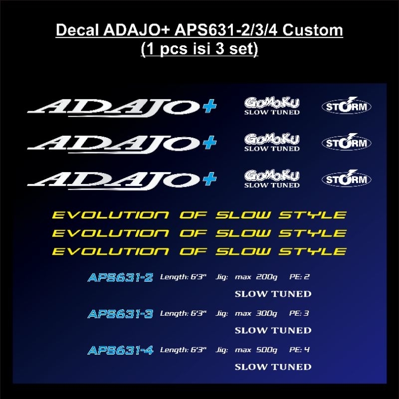 Gomoku ADAJO+ APS631 Decal Custom