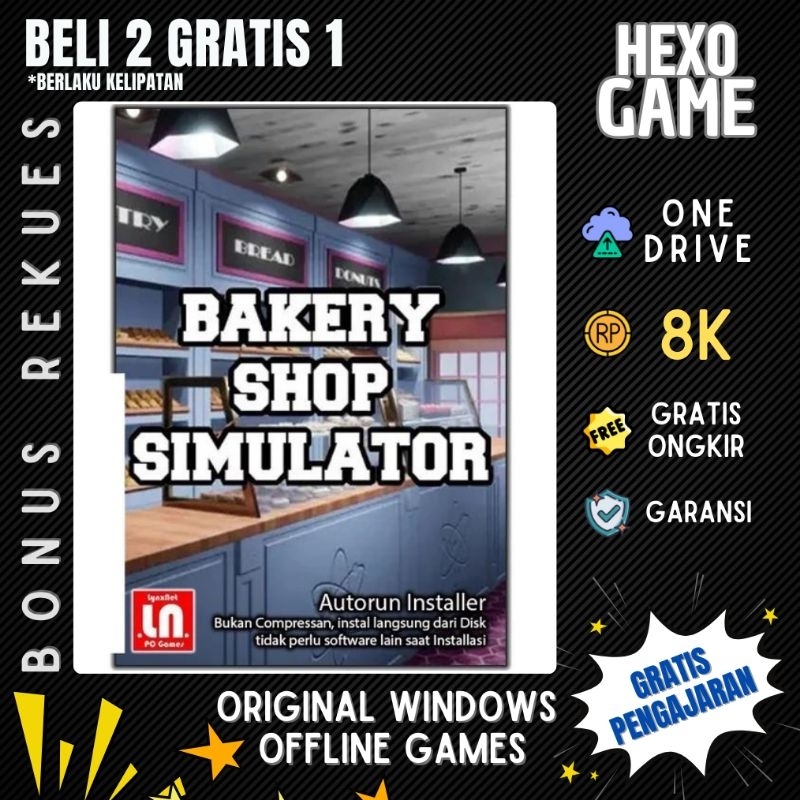 Bakery Shop Simulator - PC  Game Sim  - LINK DOWNLOAD - GAME LAPTOP - GAME KOMPUTER