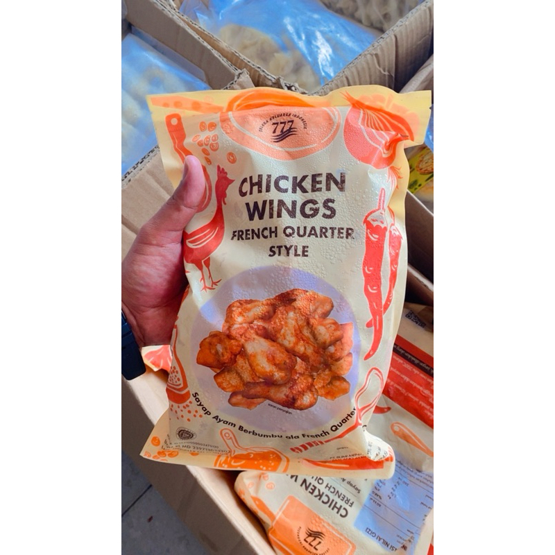 

chicken wings French Quarter style berat 1 Kg
