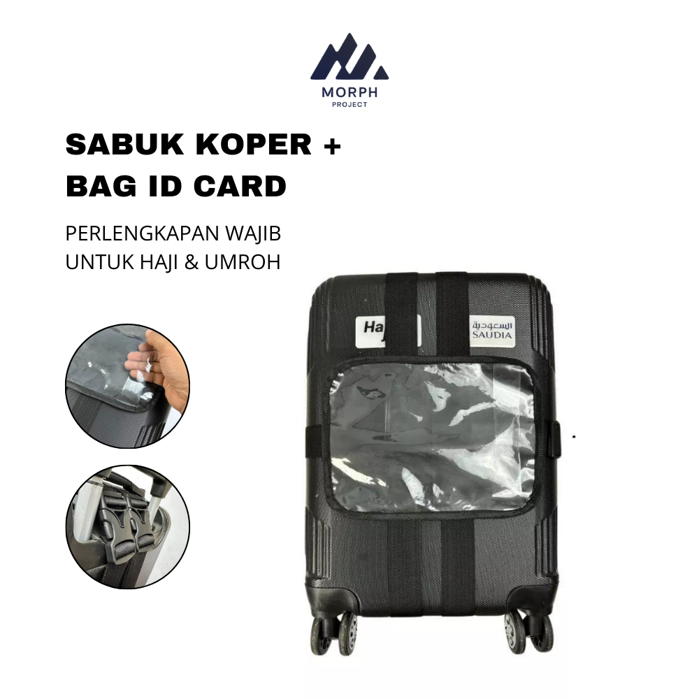 Sabuk Koper Bag Tag Koper Perlengkapan Haji dan Umroh