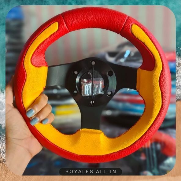 Stir racing sport universal mobil - stir truk momo palang tiga warna