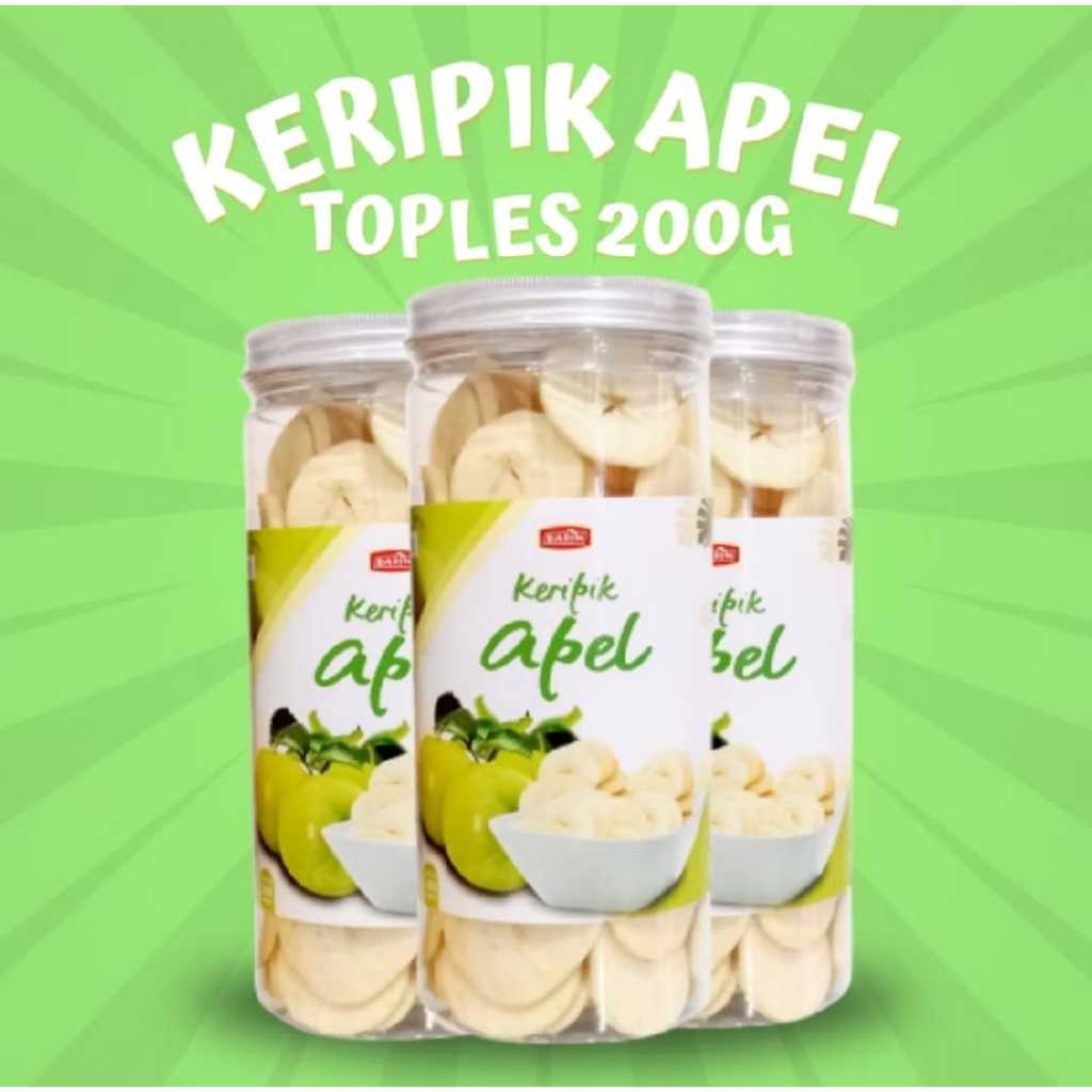

KERIPIK APEL TOPLES MALANG 200 GRAM BAIN