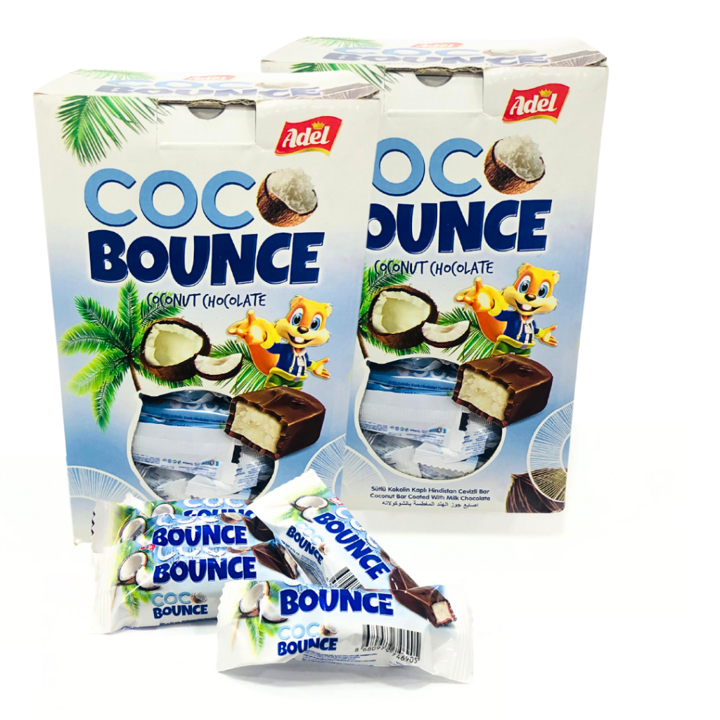 

Coklat Kelapa COCO BOUNCE / Coklat Turkey Coco Bounce / Coklat Arab / Oleh - Oleh Haji dan Umroh