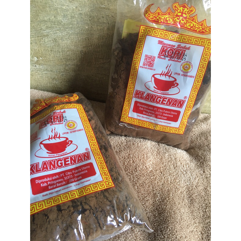 

Kopi klangenan asli lampung 200 Gram