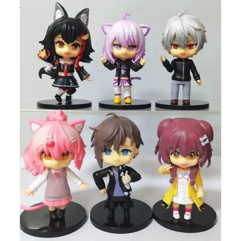 Action Figure HoLolive Vtuber Hiiro Ookami Mio Nekomata Okayu Inugami Korone kuzuha kanae