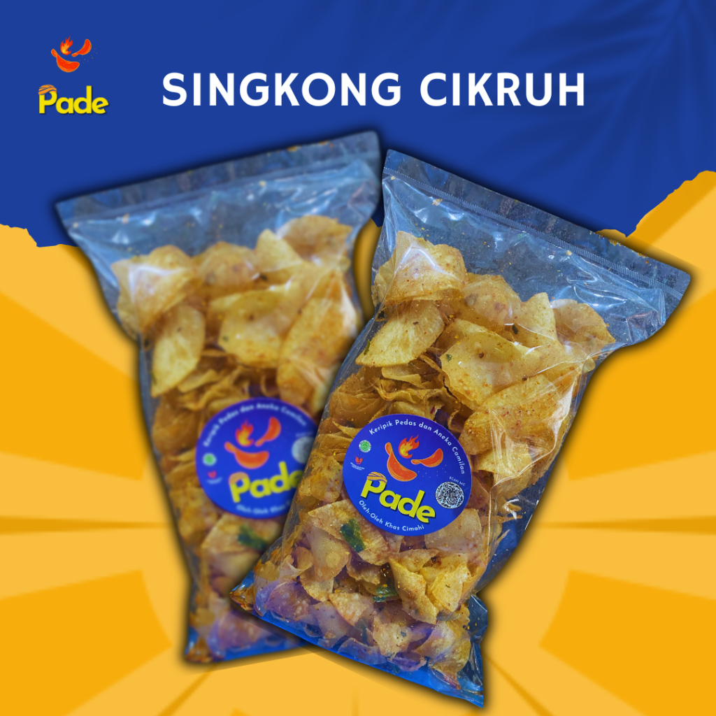 

Keripik Singkong Bumbu Pedas Cikruh Khas